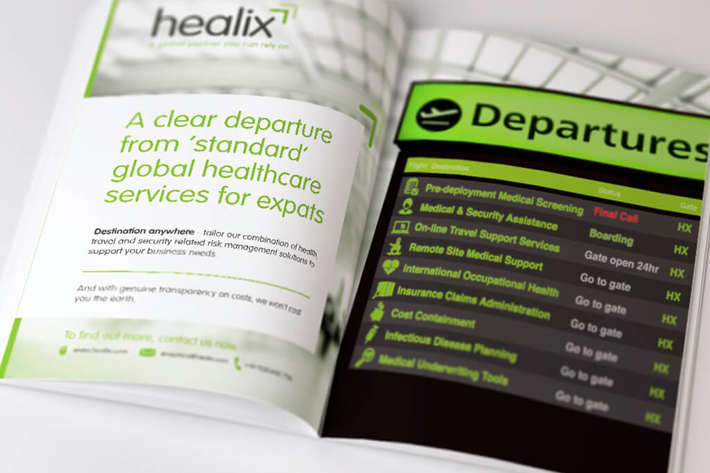 Healix Print Ads