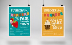 Posters designed to promote internal event