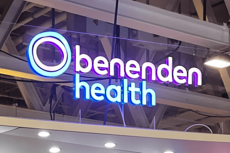 Benenden Health Event Stand Logo designed by Moreish Marketing