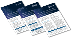 3 examples of leaflets created for Verisk Risk Rating
