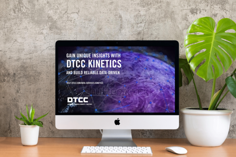 DTCC website on screen