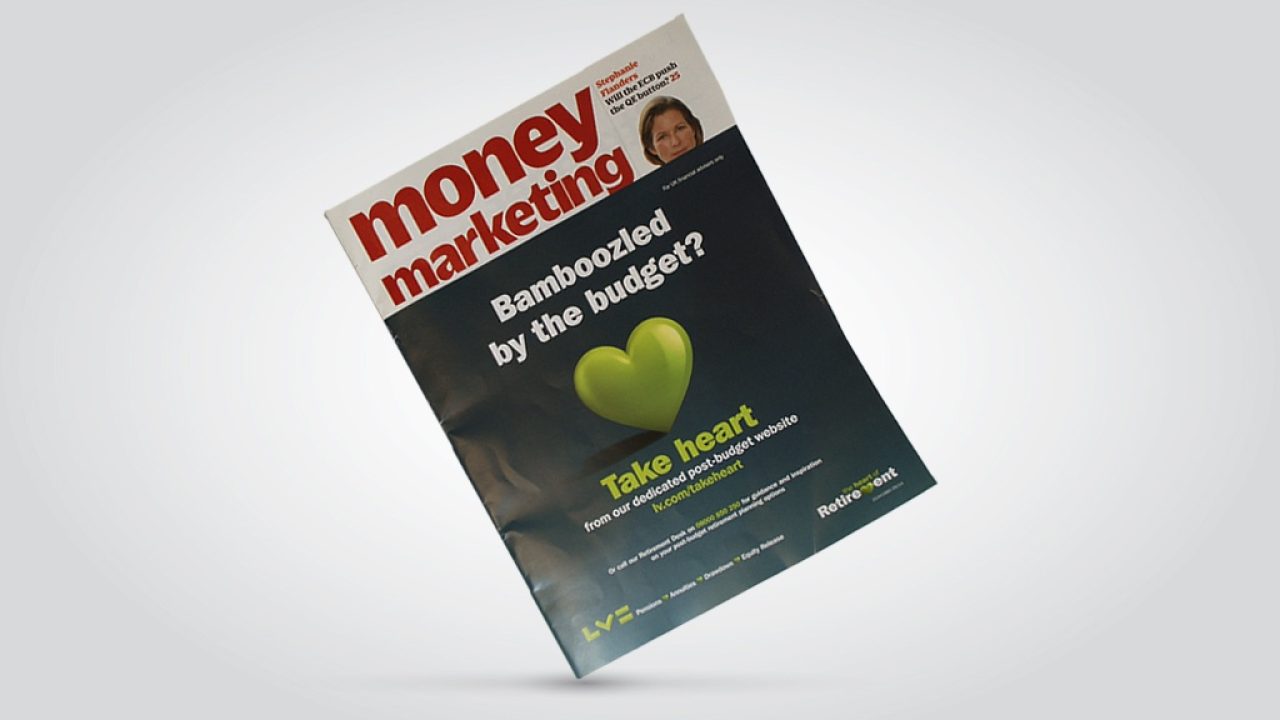 Front-cover wrap on Money Marketing
